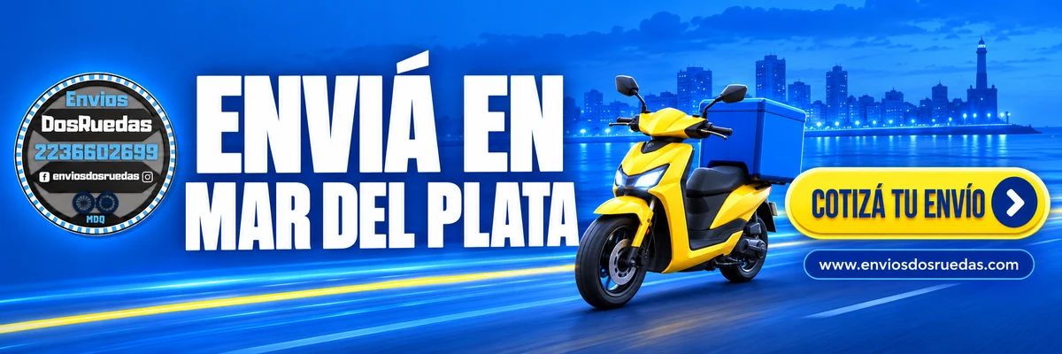 Envíos DosRuedas: enviá en Mar del Plata, cotizá tu envío