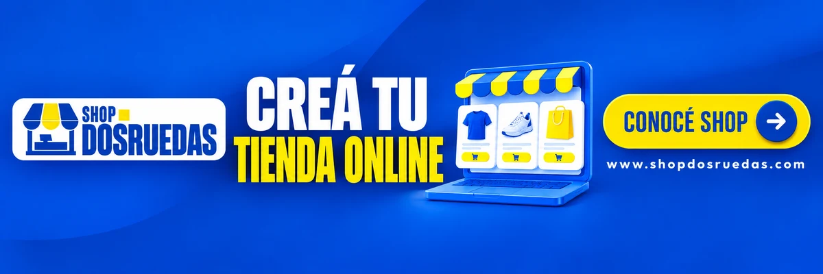 Shop DosRuedas: creá tu tienda online